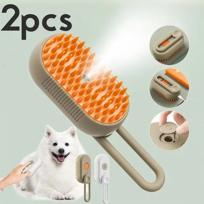 Cepillo de vapor 3 en 1 para gatos