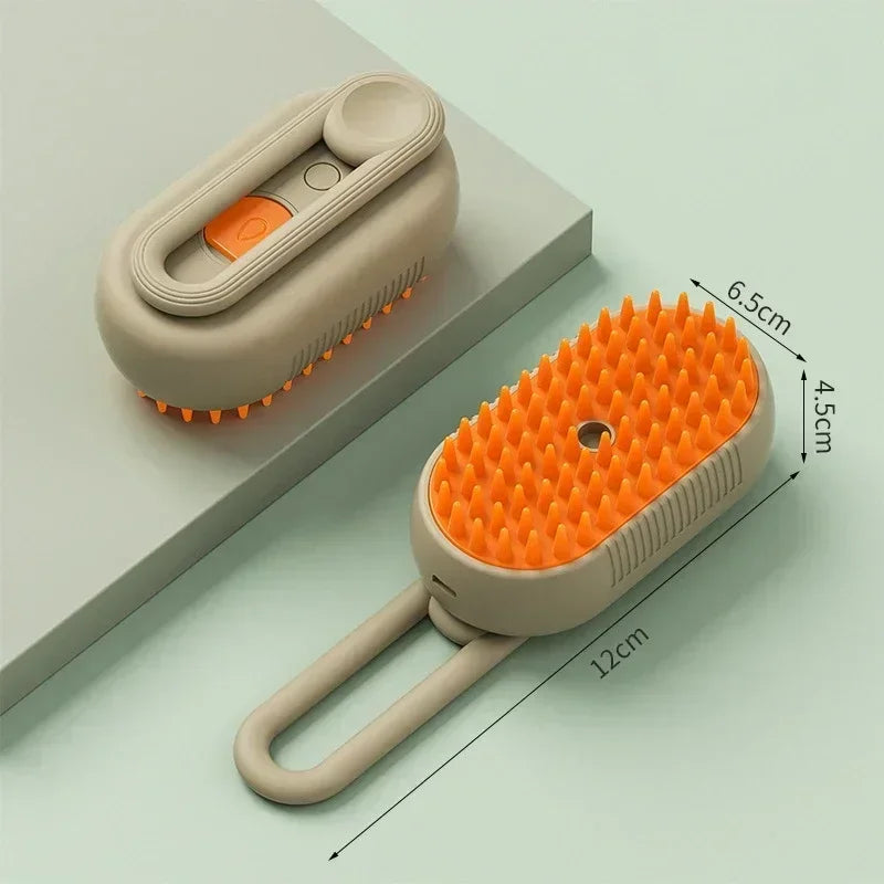 Cepillo de vapor 3 en 1 para gatos